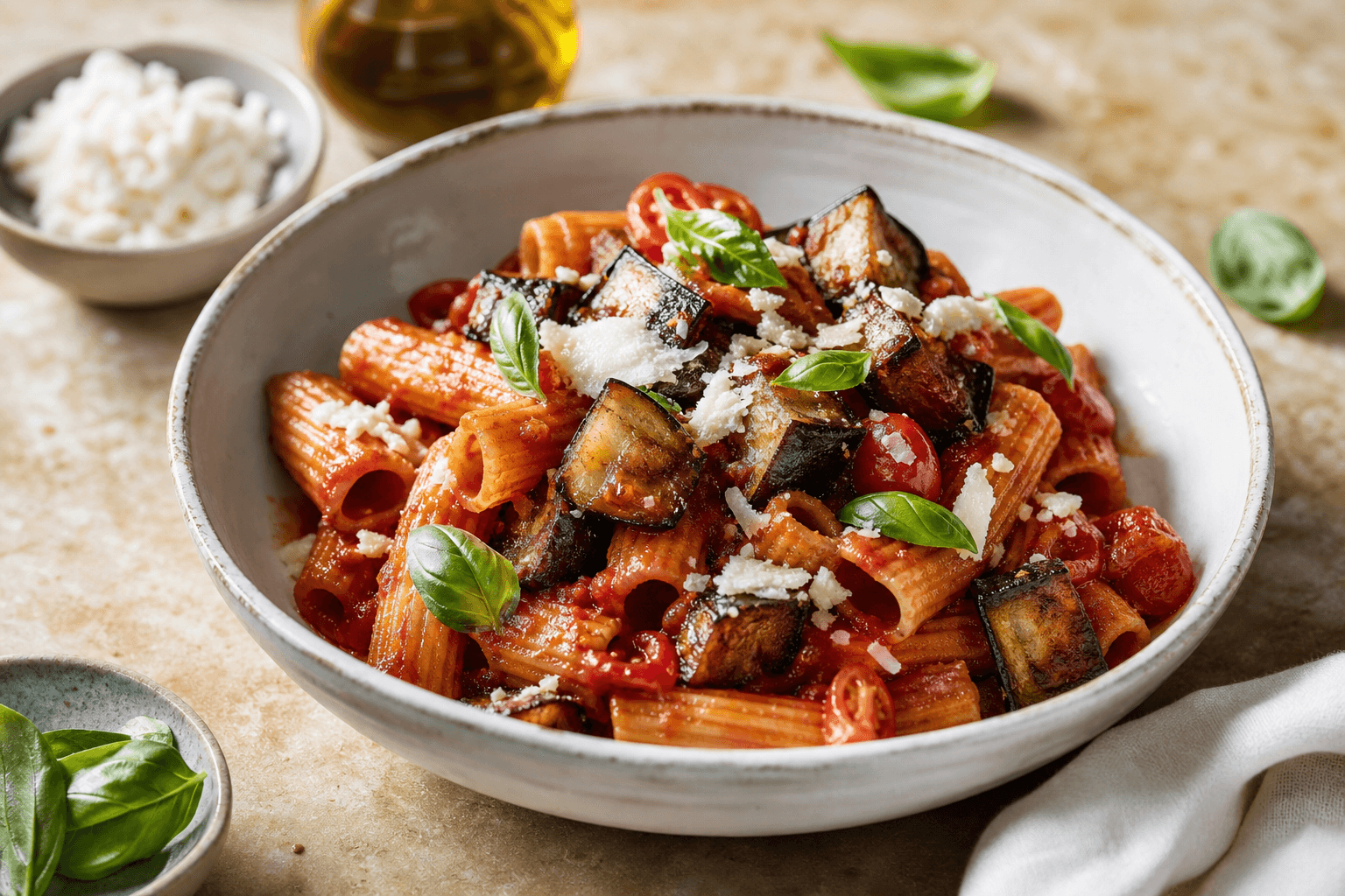 Rigatoni alla norma