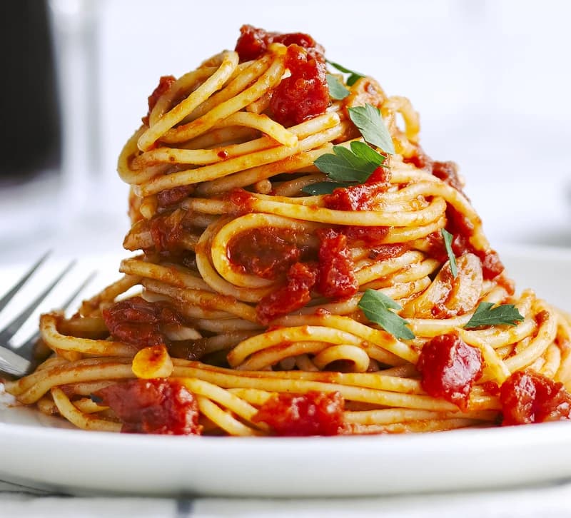 Spaghetti all'arrabbiata